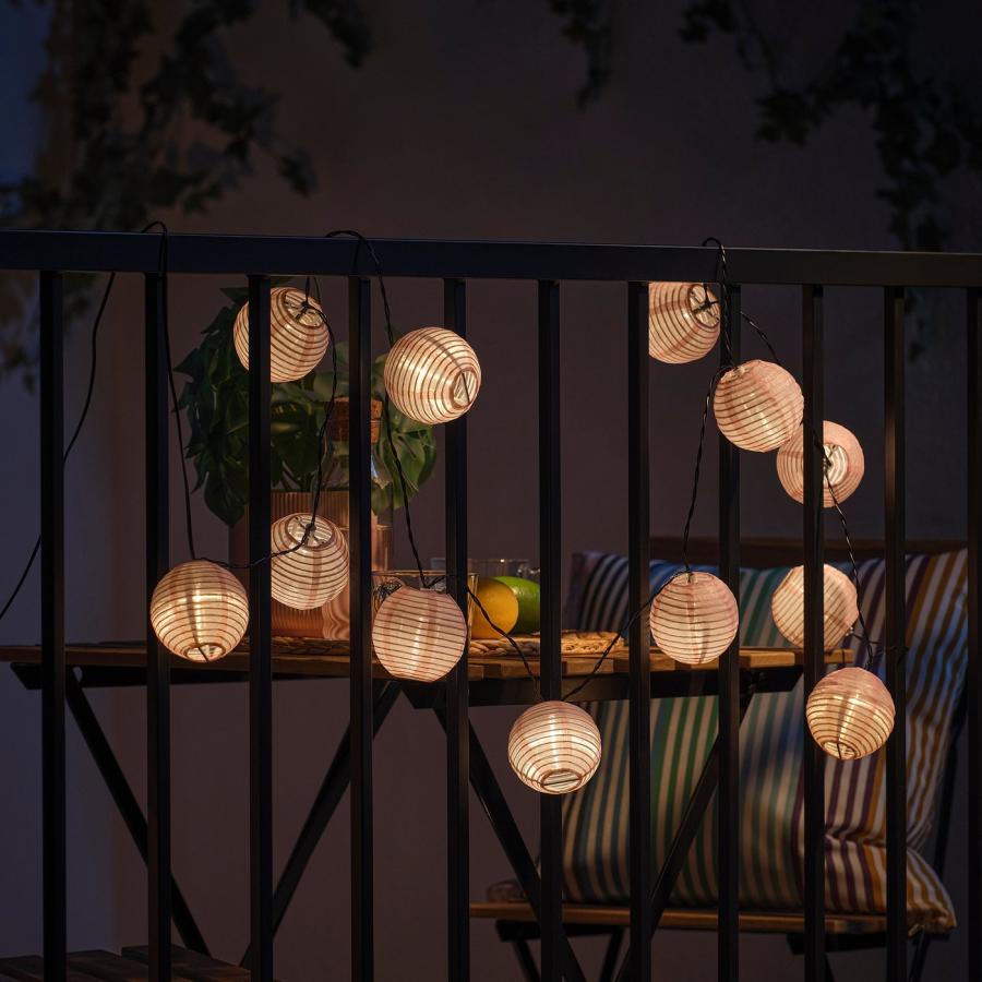 [IKEA/イケア/通販]SOLVINDEN ソルヴィンデン LEDライトチェーン 全12球, 電池式 ピンク[A](40615488) |  | 02