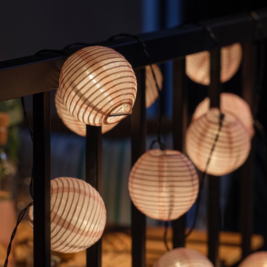 [IKEA/イケア/通販]SOLVINDEN ソルヴィンデン LEDライトチェーン 全12球, 電池式 ピンク[A](40615488) |  | 03