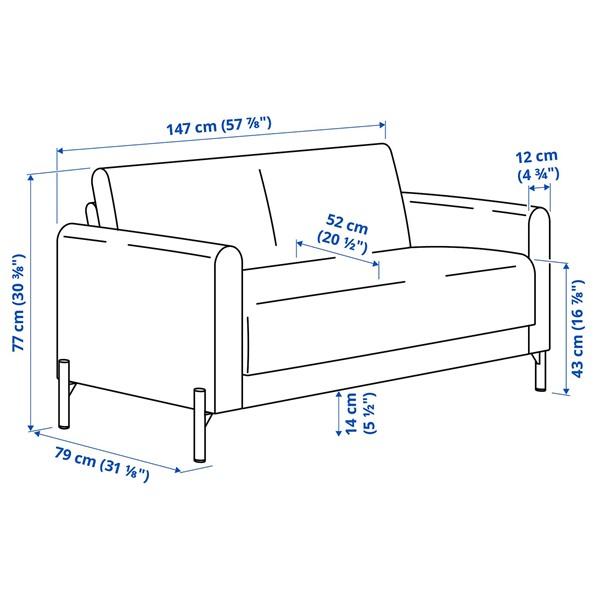 [IKEA/イケア/通販]SALTMYRAN サルトミーラン2人掛けソファ, エレリュッド グレーベージュ[K](40618528) |  | 07