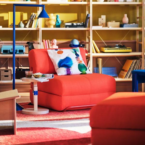 [IKEA/イケア/通販]IKEA PS 2026 チェアベッド, スキフテボー ブライトオレンジ[K](40620376) |  | 03