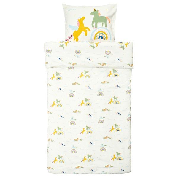 [IKEA/イケア/通販]BARNDROM バーンドローム掛け布団カバー＆枕カバー, ホワイト マルチカラー/ユニ……[A](40622714) |  | 05