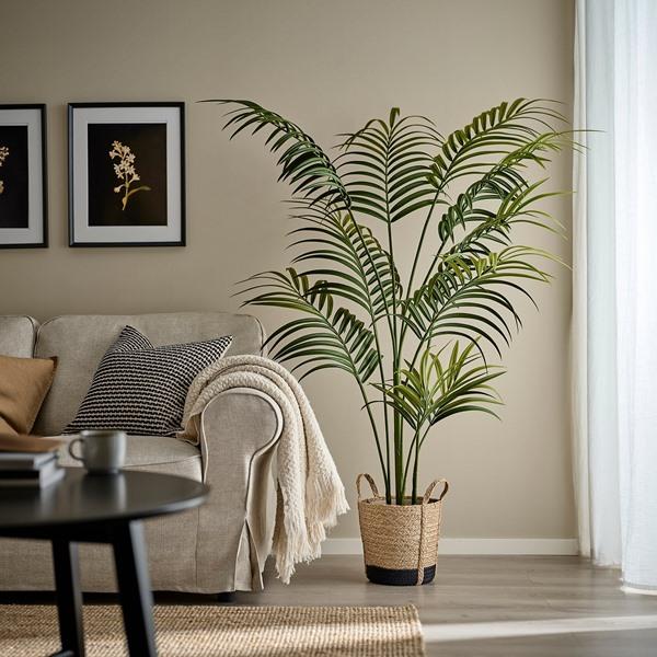 [IKEA/イケア/通販]TARNMAS テルンモース鉢カバー, 室内/ベージュ/ブラック,24 cm[B](40627189) |  | 01