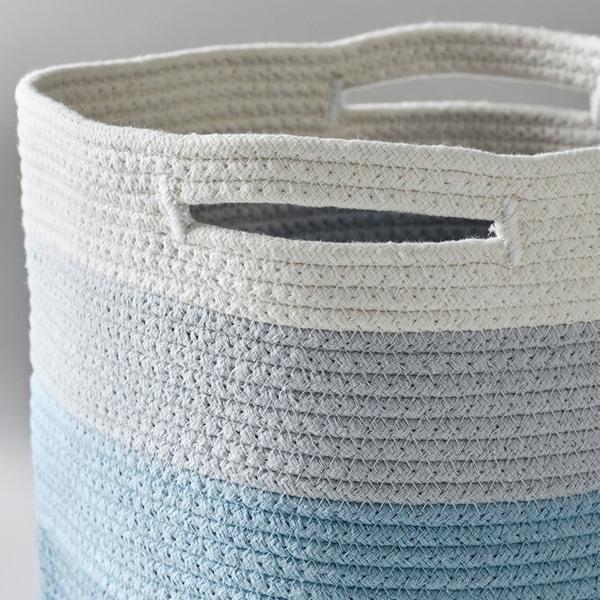 [IKEA/イケア/通販]LILLAKRE リルオークレバスケット, 編み込み/ブルー マルチカラー,30x30 cm[C](40631884) |  | 03