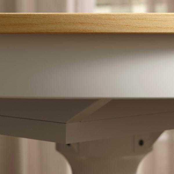 [IKEA/イケア/通販]ROSENTORP ローセントルプ伸長式テーブル, アッシュ材突き板/ホワイト,110/155 cm[3](40652843) |  | 03