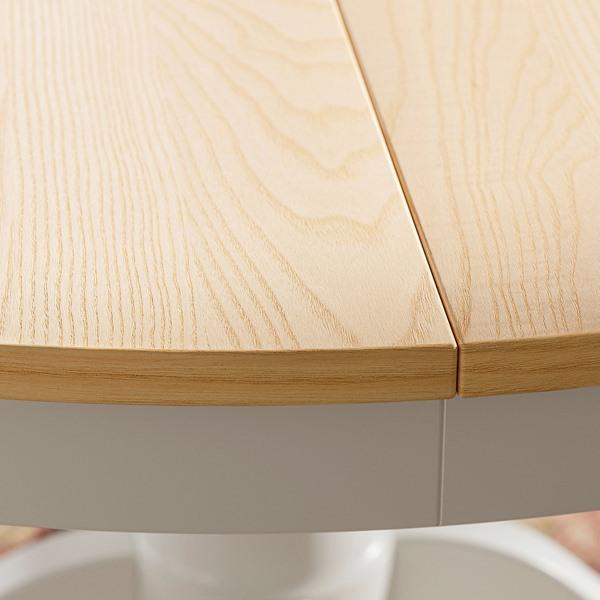 [IKEA/イケア/通販]ROSENTORP ローセントルプ伸長式テーブル, アッシュ材突き板/ホワイト,110/155 cm[3](40652843) |  | 04