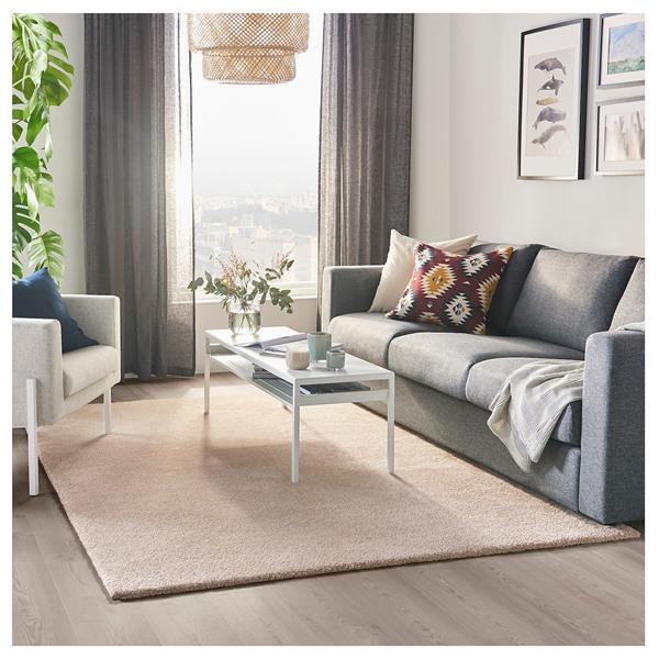 【未使用品】IKEA ストエンセ ラグ 170×230 オフホワイト IKEA/イケア/通販】STOENSE ストエンセ ラグ パイル短, オフホワイト[I