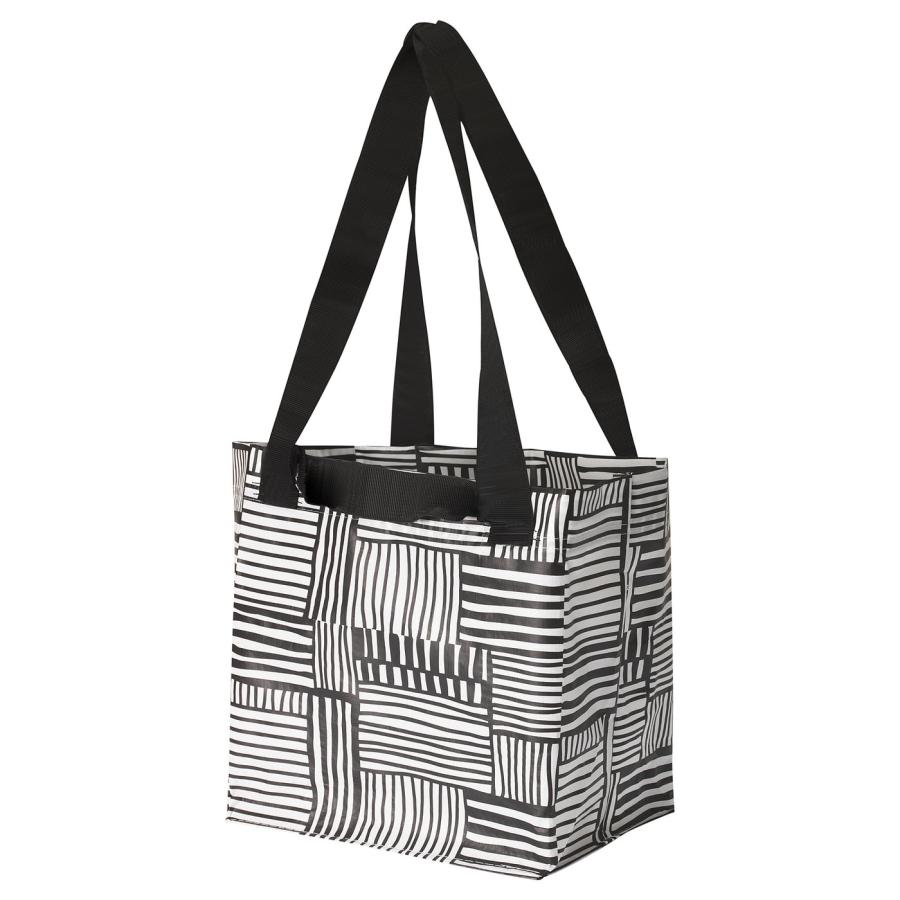 [IKEA/イケア/通販]FISSLA フィスラ バッグ, ホワイト/ブラック, 27x27 cm[B](00429285) | 