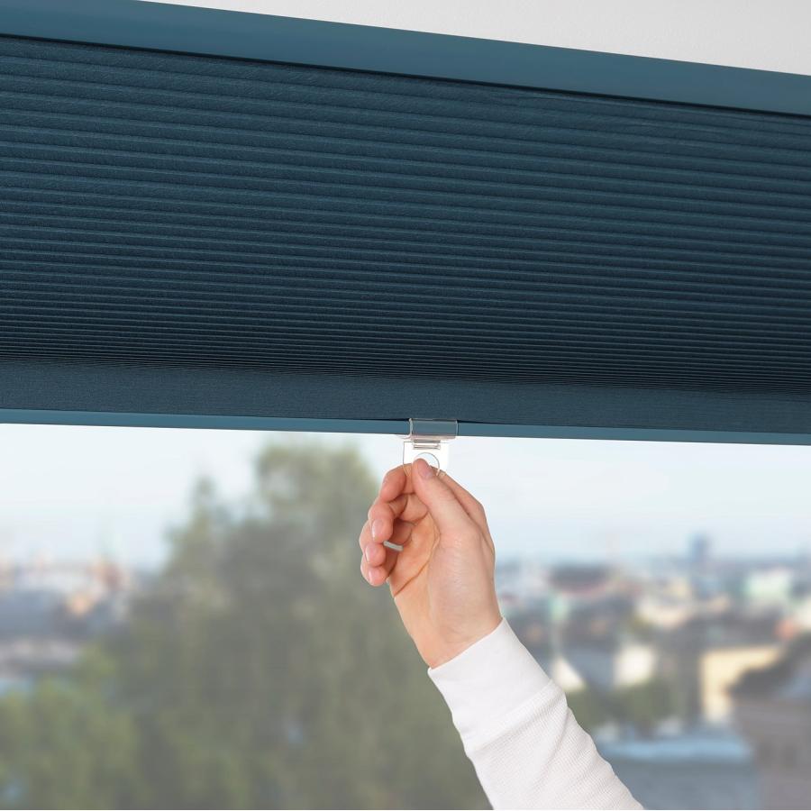 IKEA/イケア/通販]HOPPVALS ホップヴァルス 断熱ブラインド, ブルー