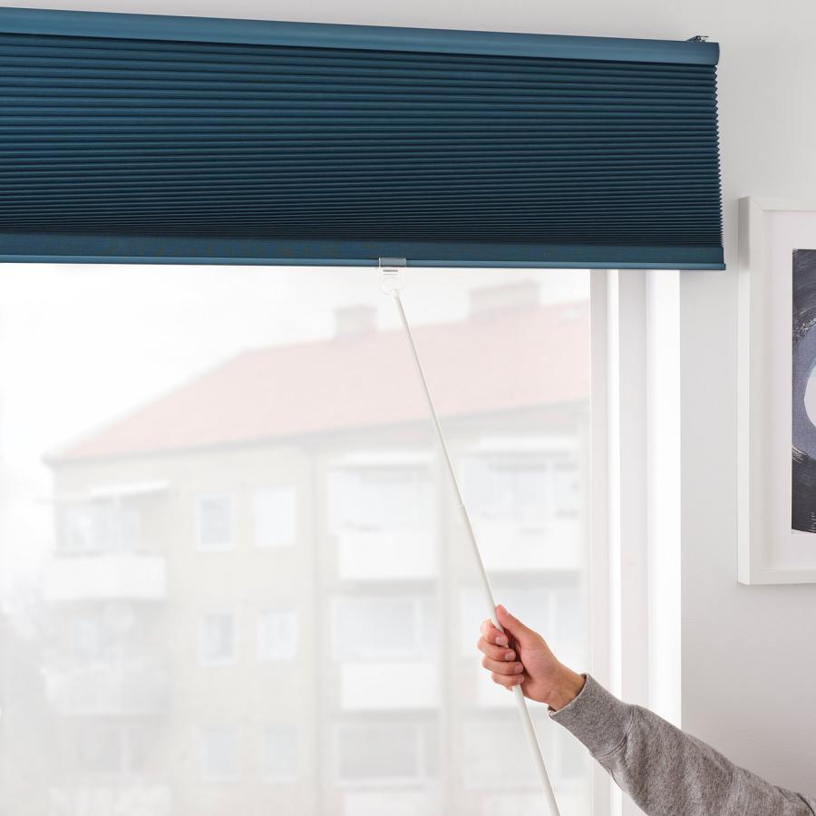 IKEA/イケア/通販]HOPPVALS ホップヴァルス 断熱ブラインド, ブルー