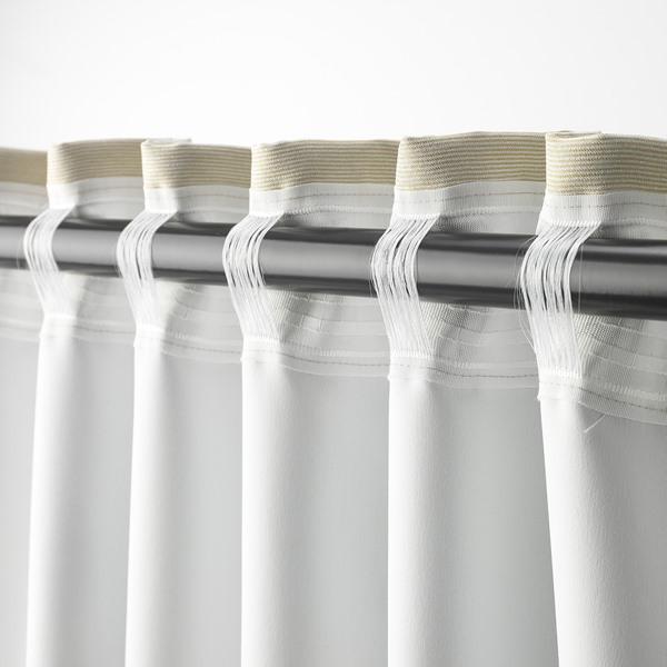 【IKEA/イケア/通販】VILBORG ヴィルボリ 遮光カーテン（わずかに透光） 1組, ベージュ,…[B](00455359) |  | 02