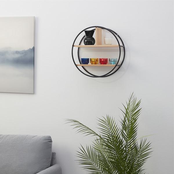 【IKEA/イケア/通販】HEDEKAS ヘーデカス ディスプレイシェルフ, 丸形/竹[C](00471707) |  | 01