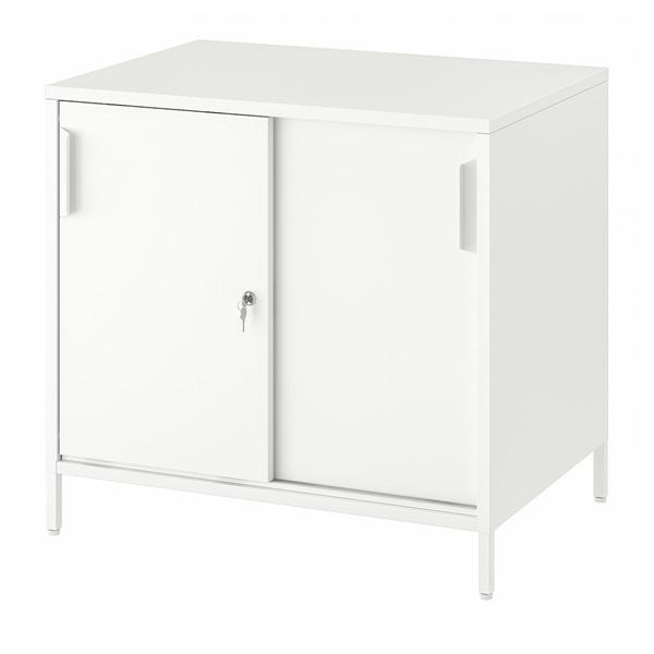 【IKEA/イケア/通販】TROTTEN トロッテン キャビネット 引き戸付, ホワイト[G](00474777) | 