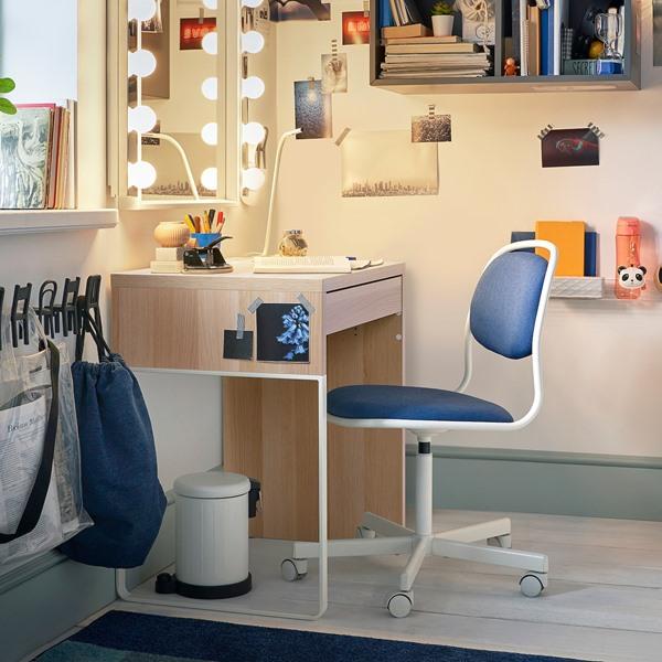 【IKEA/イケア/通販】MICKE ミッケ デスク, ホワイトステインオーク調[E](00488883) |  | 01