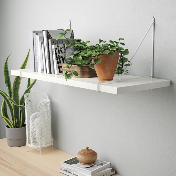 [IKEA/イケア/通販]BERGSHULT ベリスフルト / PERSHULT ペルスフルト ウォールシェルフ, ホワイト/ホワイト, 80x30 cm[3](49290748) |  | 03