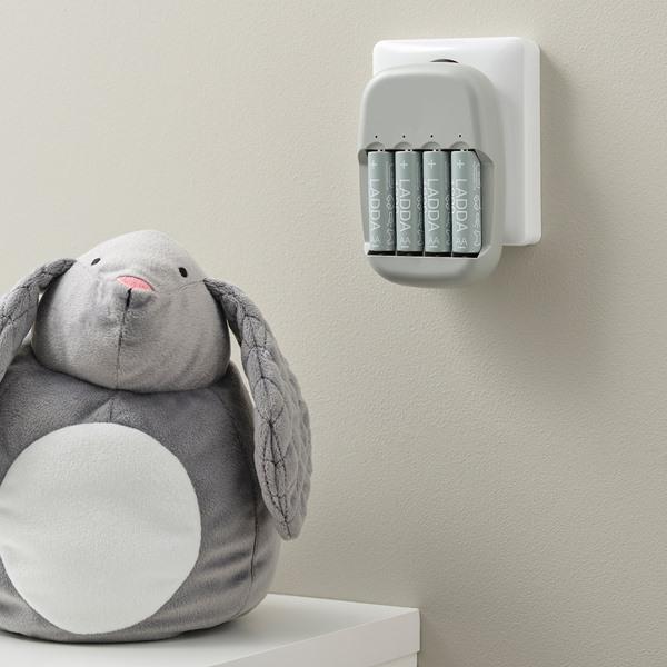 【IKEA/イケア/通販】STENKOL ステンコル / LADDA ラッダ 充電器＆電池4本[AA](49419628) |  | 01