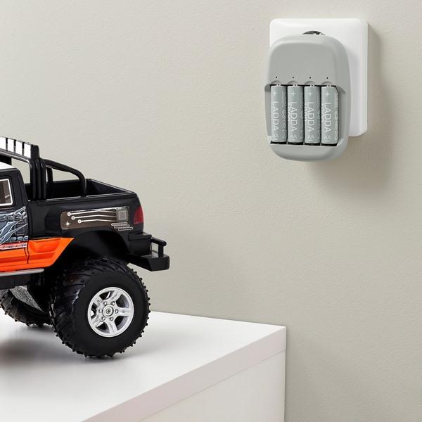 【IKEA/イケア/通販】STENKOL ステンコル / LADDA ラッダ 充電器＆電池4本[AA](49419628) |  | 02