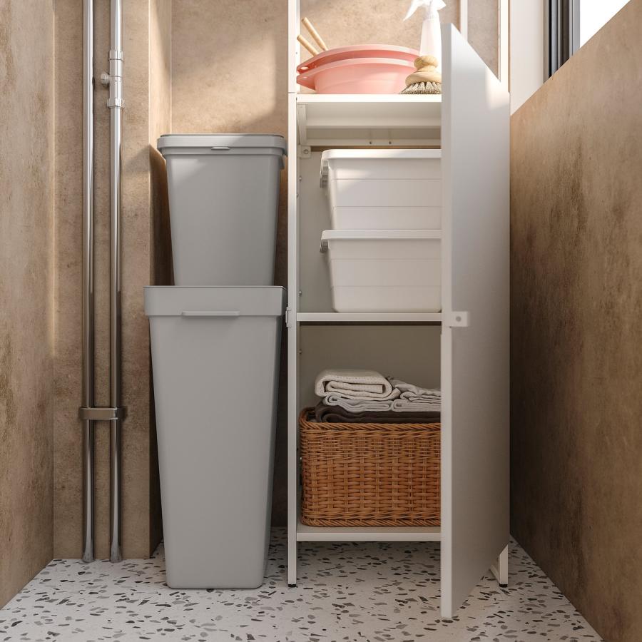 [IKEA/イケア/通販]JOSTEIN ヨースタイン シェルフユニット 扉付き, 室内/屋外用/ホワイト, 41x44x180 cm[8](49437236) |  | 02