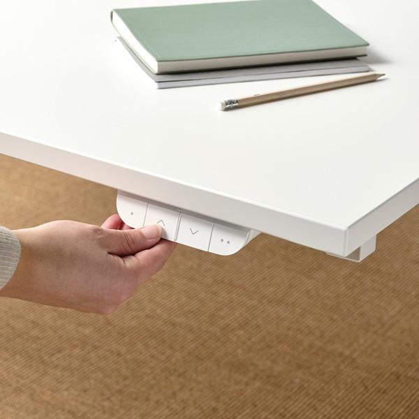 IKEA/イケア/通販]MITTZON ミッツォーンデスク 昇降式, 100V ホワイト