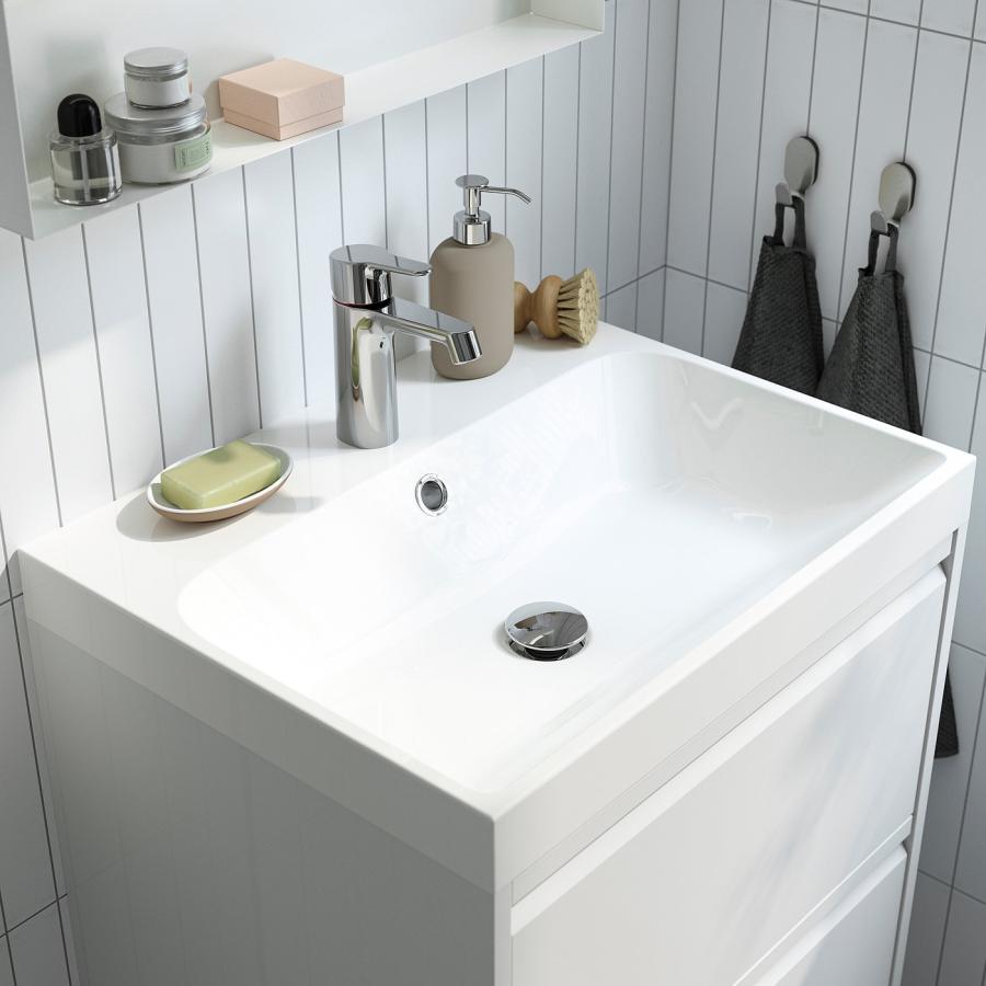 [IKEA/イケア/通販]BACKSJON バックショーン 洗面ボウル 排水トラップ付き, ホワイト, 60x48 cm[AA](49527618) |  | 01