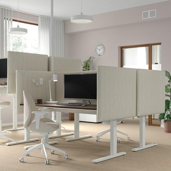 [IKEA/イケア/通販]MITTZON ミッツォーンデスク 昇降式, 100V ウォールナット材突き板/ホワイト,160x80 cm[4](49530338) |  | 03