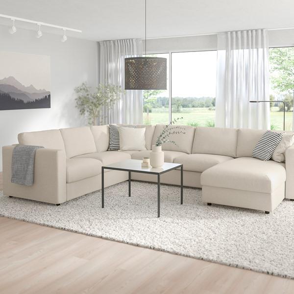 [IKEA/イケア/通販]VIMLE ヴィムレ5人掛けコーナーソファベッド、寝椅子付き, グンナレド ベージュ[14](49545226) |  | 02