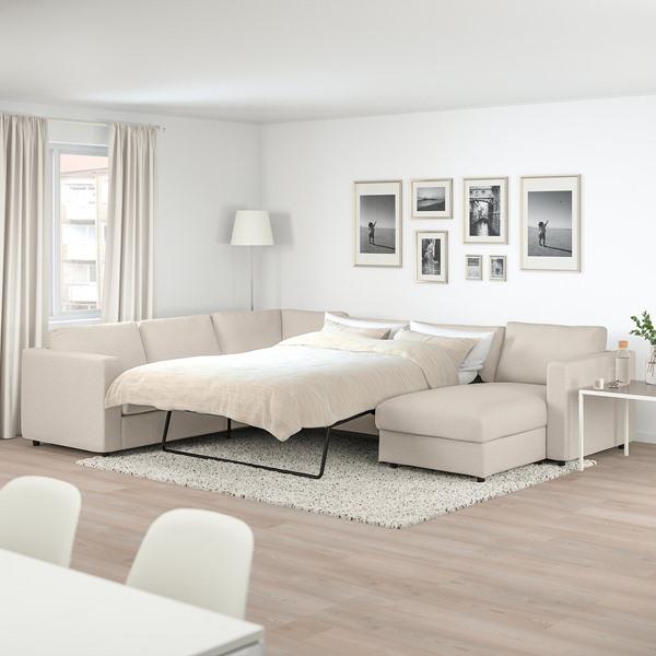 [IKEA/イケア/通販]VIMLE ヴィムレ5人掛けコーナーソファベッド、寝椅子付き, グンナレド ベージュ[14](49545226) |  | 03
