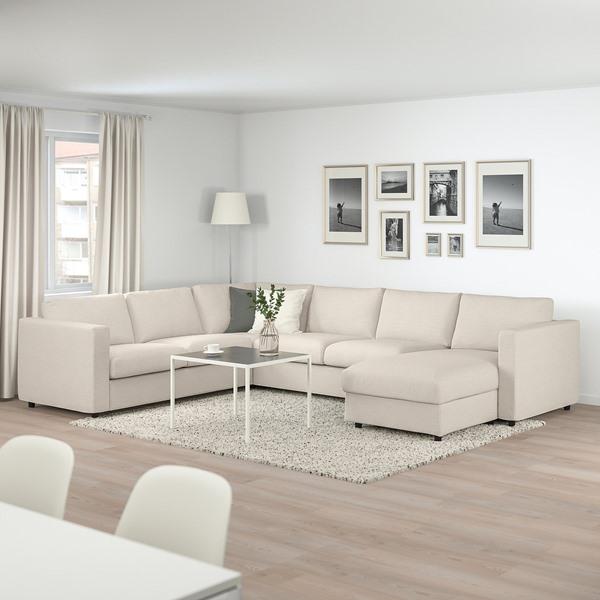 [IKEA/イケア/通販]VIMLE ヴィムレ5人掛けコーナーソファベッド、寝椅子付き, グンナレド ベージュ[14](49545226) |  | 04