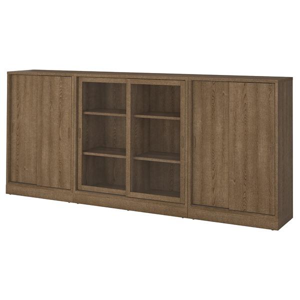 [IKEA/イケア/通販]TONSTAD トンスタード収納コンビネーション 引き戸付, ブラウン ステインオーク材……[4](49570268) | 