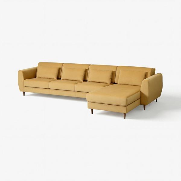 [IKEA/イケア/通販]SLATORP スラトルプ4人掛けソファ 寝椅子付き, ハーケボ イエローブラウン[3](49577608) | 