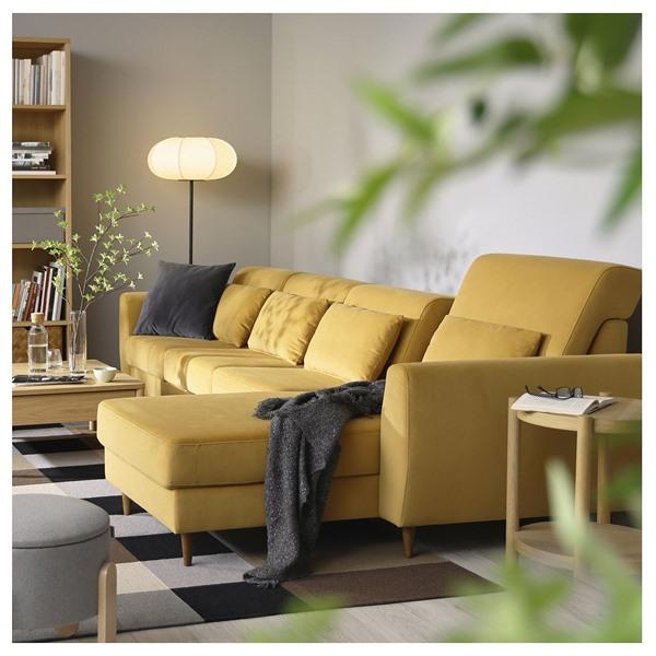 [IKEA/イケア/通販]SLATORP スラトルプ4人掛けソファ 寝椅子付き, ハーケボ イエローブラウン[3](49577608) |  | 02