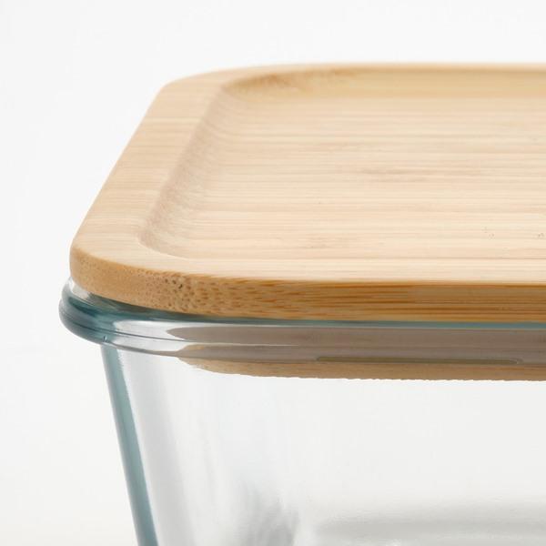 [IKEA/イケア/通販]IKEA 365+保存容器 ふた付き, L 長方形/ガラス 竹,3.1 l[BA](49580535) |  | 04