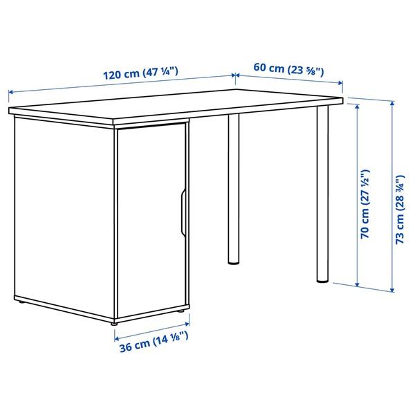 [IKEA/イケア/通販]LAGKAPTEN ラグカプテン / ALEX アレクスデスク, グレー/木目調,120x60 cm[4](49585364) |  | 01