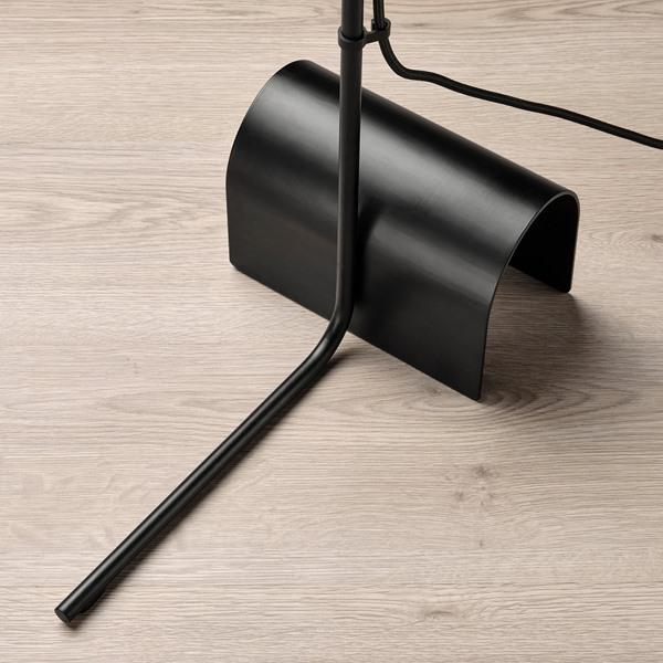 [IKEA/イケア/通販]HARSLINGA ホルスリンガ / MOLNART モールナルトフロアランプ 電球付き, ブラック/ドーナツ形 オパールホワイト[AA](49596367) |  | 02