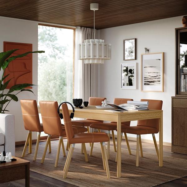 [IKEA/イケア/通販]TONSTAD トンスタード / TONSTAD トンスタードテーブル＆チェア6脚, オーク材突き板/……[14](49602212) |  | 01