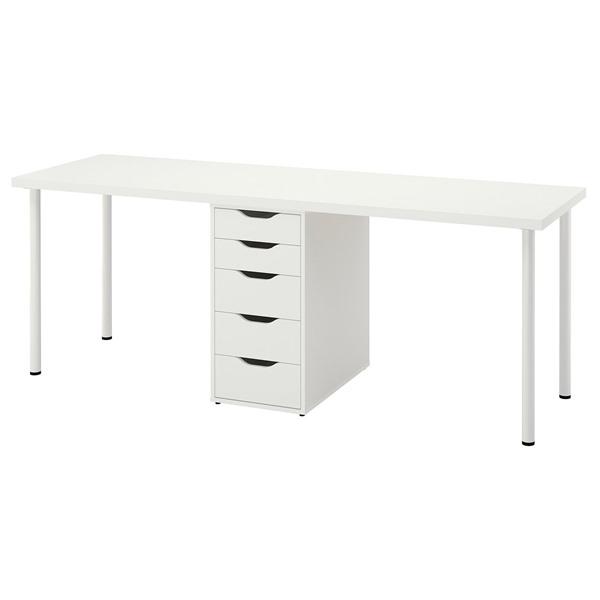 [IKEA/イケア/通販]LAGKAPTEN ラグカプテン / ALEX アレクス デスク, ホワイト, 200x60 cm[6](49607672) | 