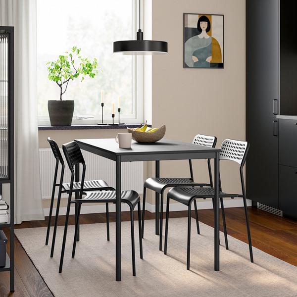[IKEA/イケア/通販]SANDSBERG サンドスベリテーブル＆チェア4脚, ブラック ブラック/ブラック,110x67 cm[6](49608799) |  | 02