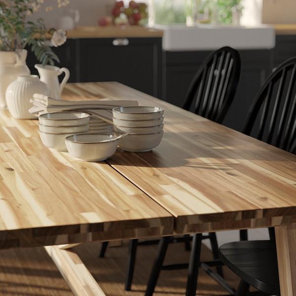 [IKEA/イケア/通販]SKOGSTA スコグスタ / SKOGSTA スコグスタテーブル＋チェア4＋ベンチ, アカシア材/ア……[8](49612640) |  | 02