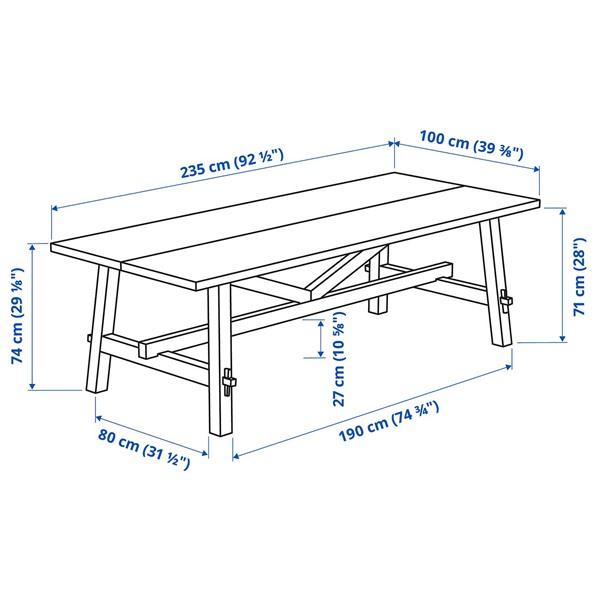 [IKEA/イケア/通販]SKOGSTA スコグスタ / SKOGSTA スコグスタテーブル＋チェア4＋ベンチ, アカシア材/ア……[8](49612640) |  | 05
