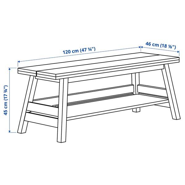 [IKEA/イケア/通販]SKOGSTA スコグスタ / SKOGSTA スコグスタテーブル＋チェア4＋ベンチ, アカシア材/ア……[8](49612640) |  | 07