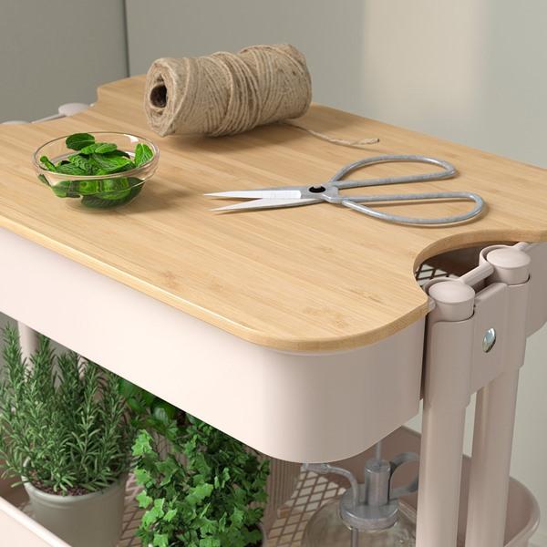 [IKEA/イケア/通販]RASKOG ロースコグ / NORRAVA ノルオーヴァワゴン ふた付き, ピンク,28x38x62 cm[CB](49622154) |  | 01