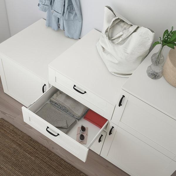 [IKEA/イケア/通販]PLATSA プラッツァキャビネット 扉/引き出し付き, ホワイト/サンニダール ホワイト,180x57x103 cm[12](49623219) |  | 02