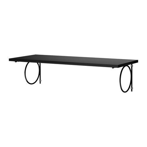 IKEA/イケア EKBY VIKTOR/EKBY KANNA ウォールシェルフ, ブラック | 