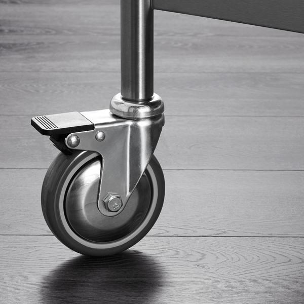 IKEA/イケア/通販】FLYTTA フリッタ キッチンワゴン, ステンレス