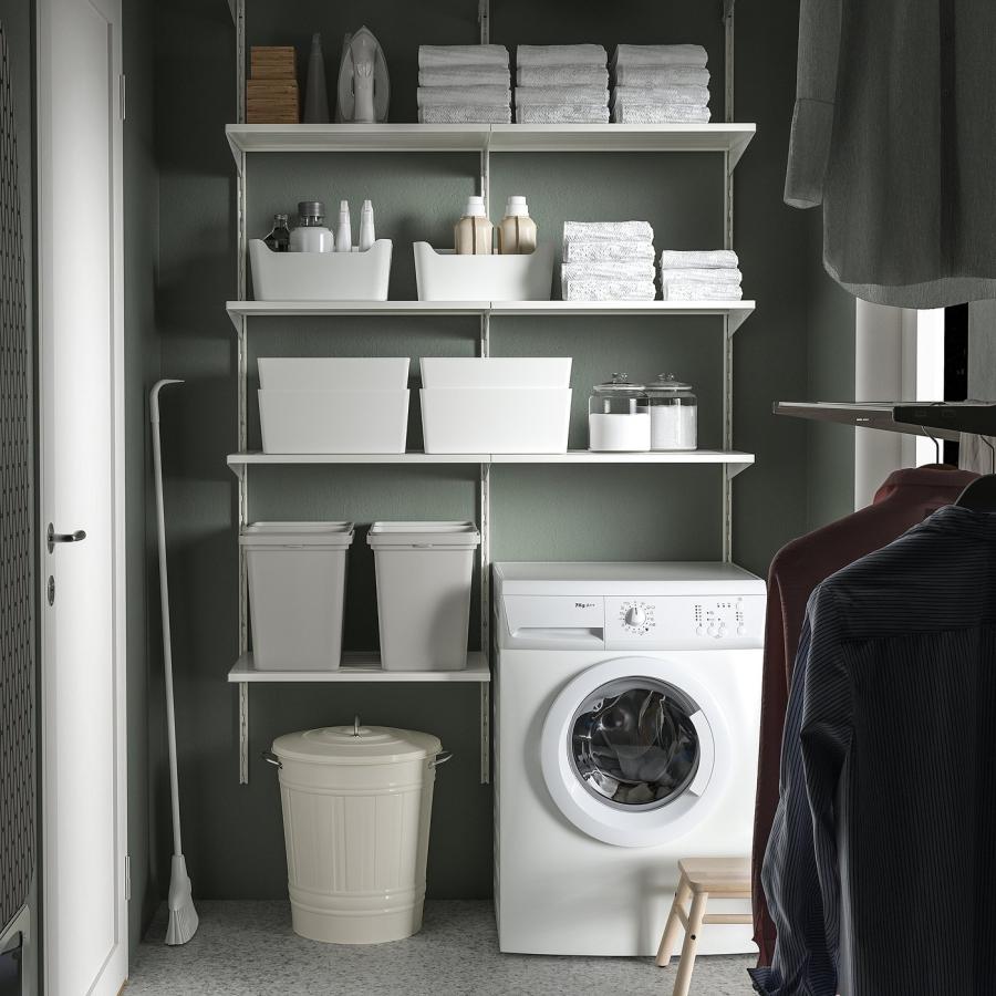 [IKEA/イケア/通販]KNODD クノッド ふた付きゴミ箱, ホワイト, 40 l[DC](50171768) |  | 08