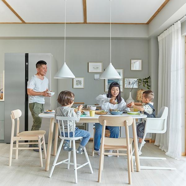 IKEA/イケア/通販]AGAM アーガム 子ども用チェア， ホワイト[D