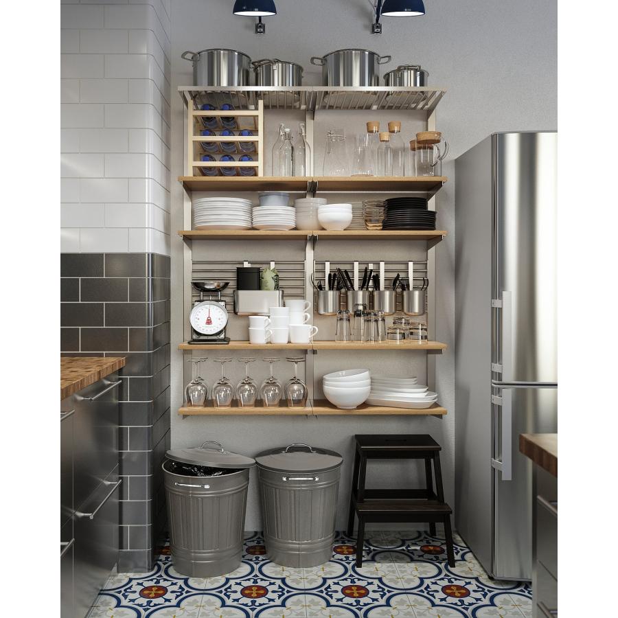 [IKEA/イケア/通販]KNODD クノッド ふた付きゴミ箱, グレー, 40 l[DC](50315314) |  | 02