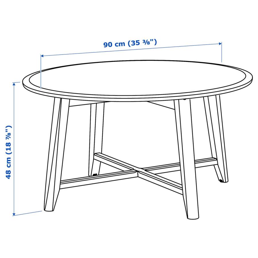 [IKEA/イケア/通販]KRAGSTA クラーグスタ コーヒーテーブル, ブラック, 90 cm[H](50353056) |  | 07