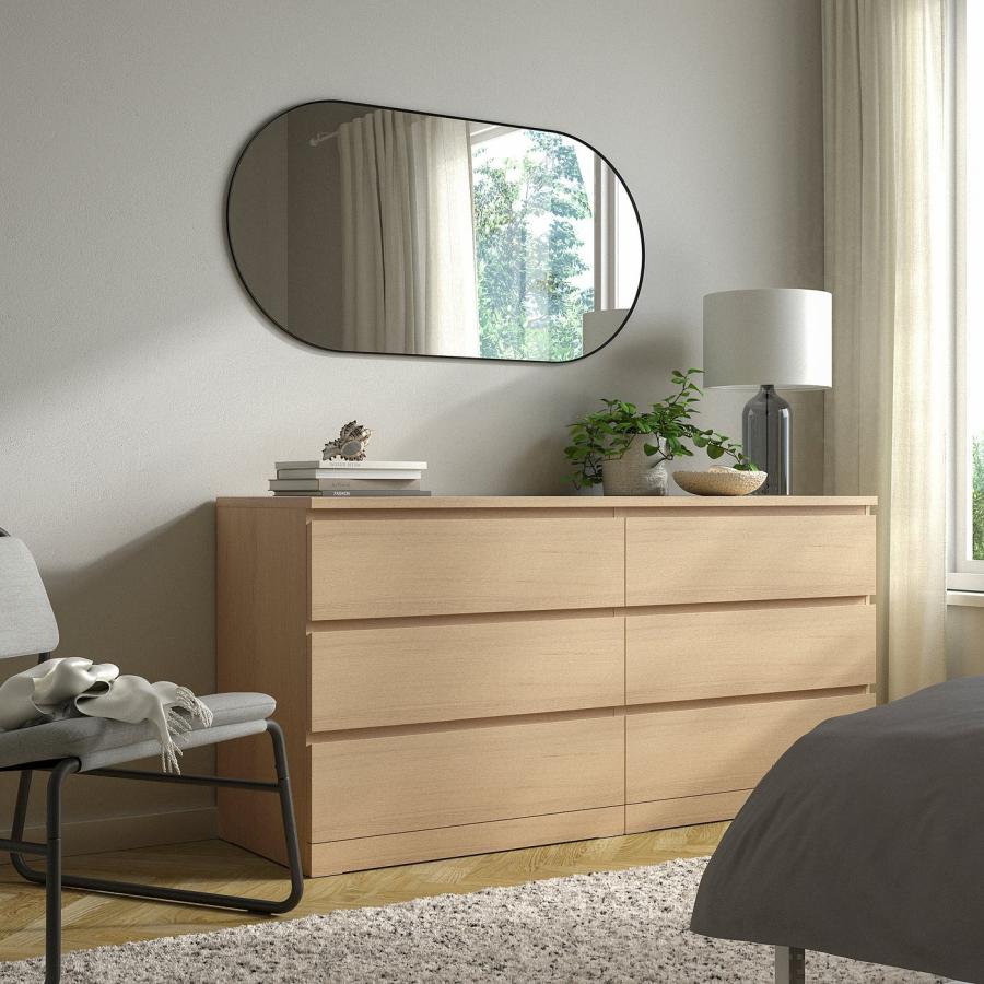IKEA/イケア/通販]MALM マルム チェスト（引き出し×6）, ホワイト