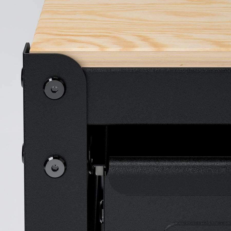 IKEA/イケア/通販]BROR ブロール 作業台 引き出し付き, ブラック