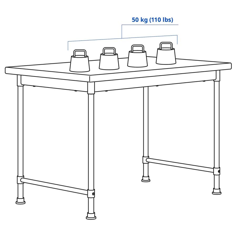 [IKEA/イケア/通販]KULLABERG クッラベリ デスク, パイン材, 110x70 cm[D](50499445)の画像